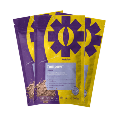3 Monate fempow® CLEANSE - mit Frauenmantelextrakt, Vitaminen, Zink und Cholin